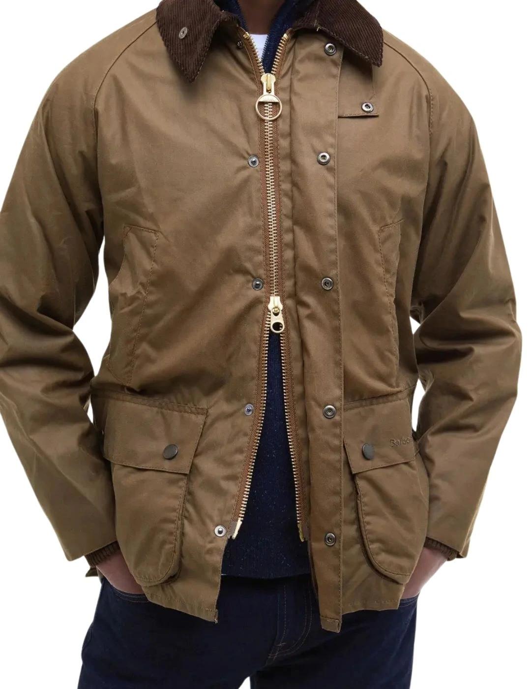 Barbour Chaqueta Bedale Wax Marrón