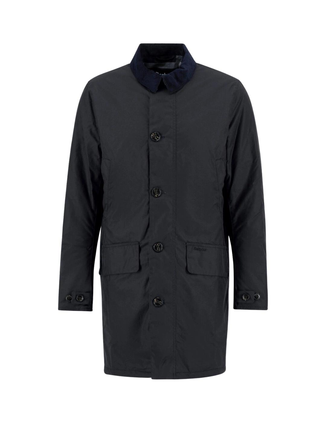 Barbour Chaqueta Wax Mac Azul marino