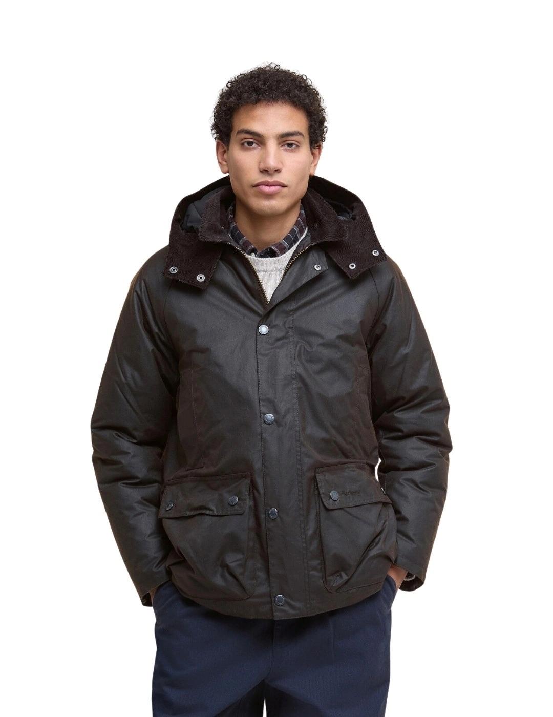 Barbour Chaqueta Modern Beaufort Wax Marrón oscuro