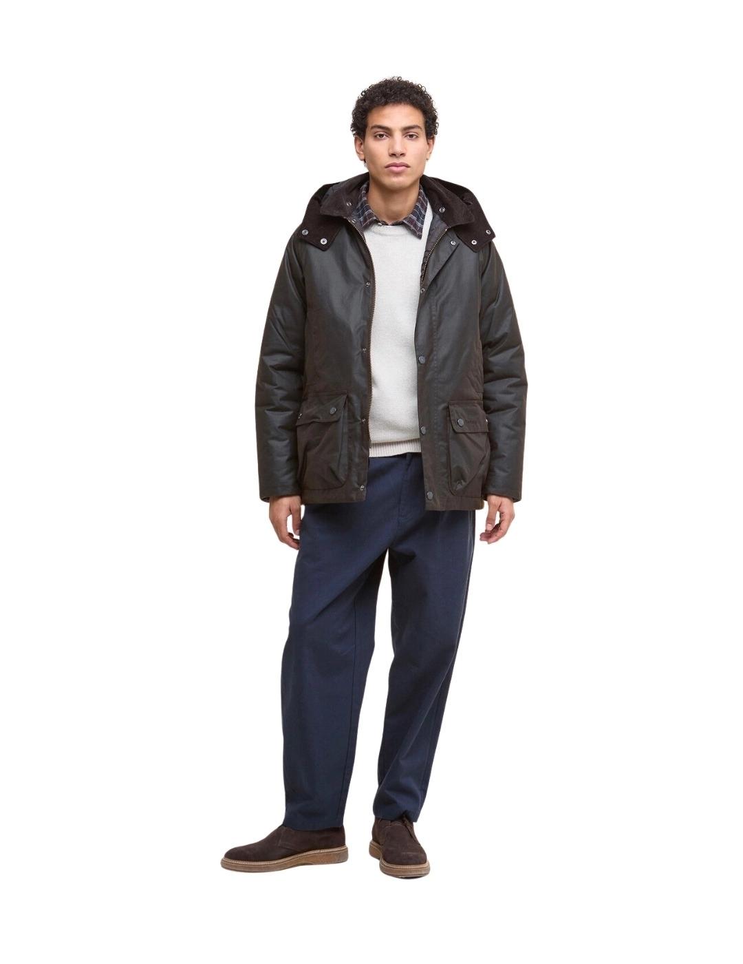 Barbour Chaqueta Modern Beaufort Wax Marrón oscuro