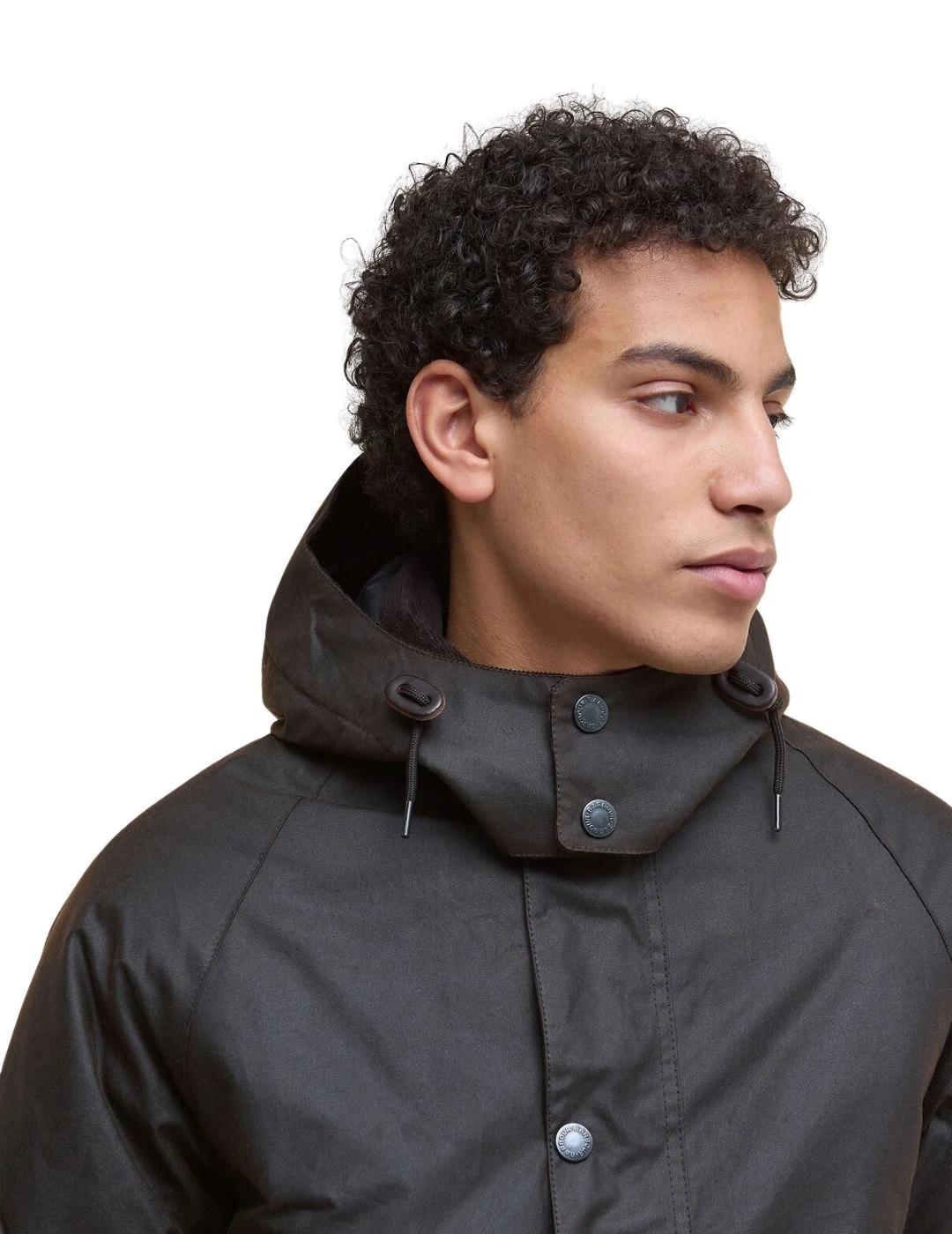 Barbour Chaqueta Modern Beaufort Wax Marrón oscuro