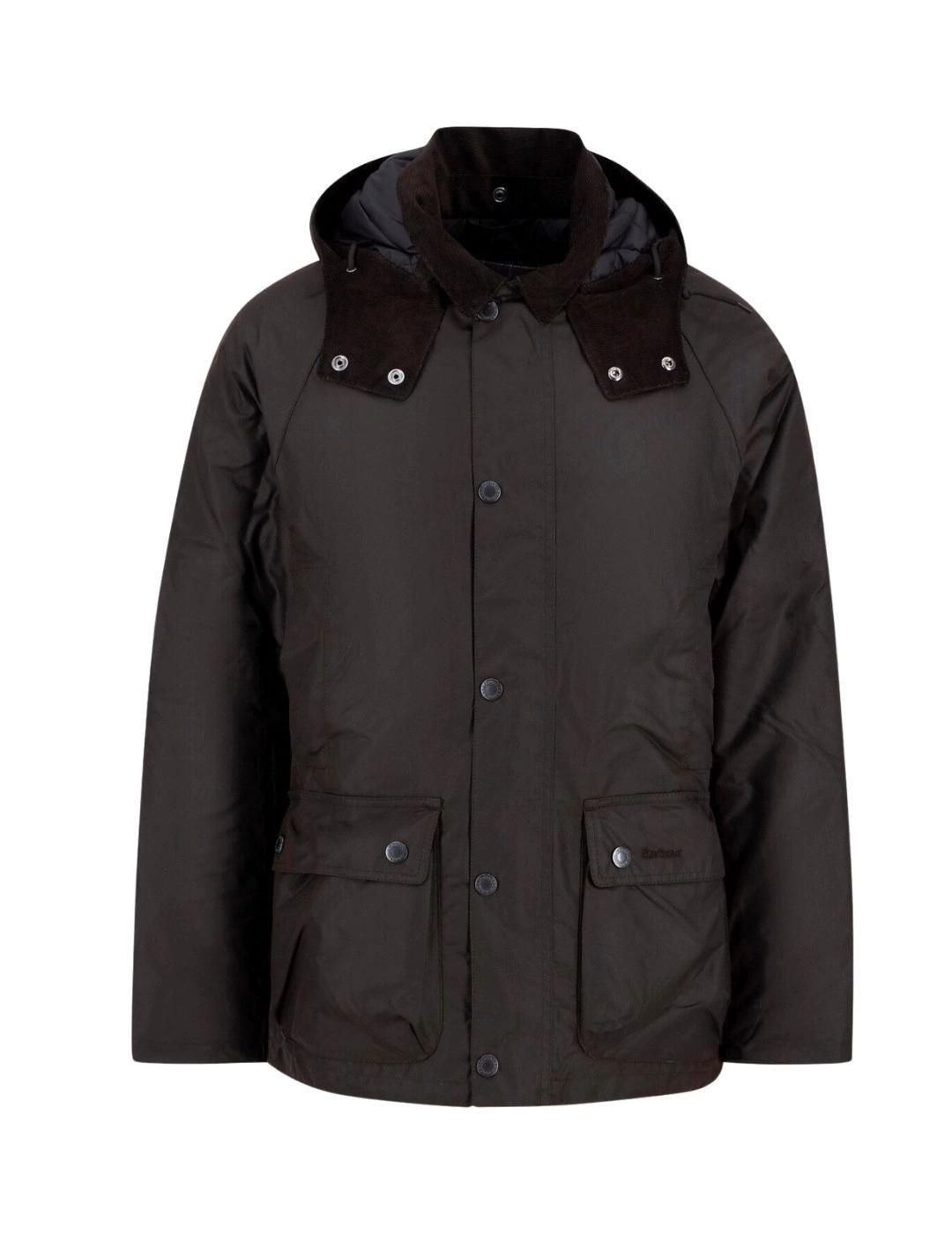 Barbour Chaqueta Modern Beaufort Wax Marrón oscuro