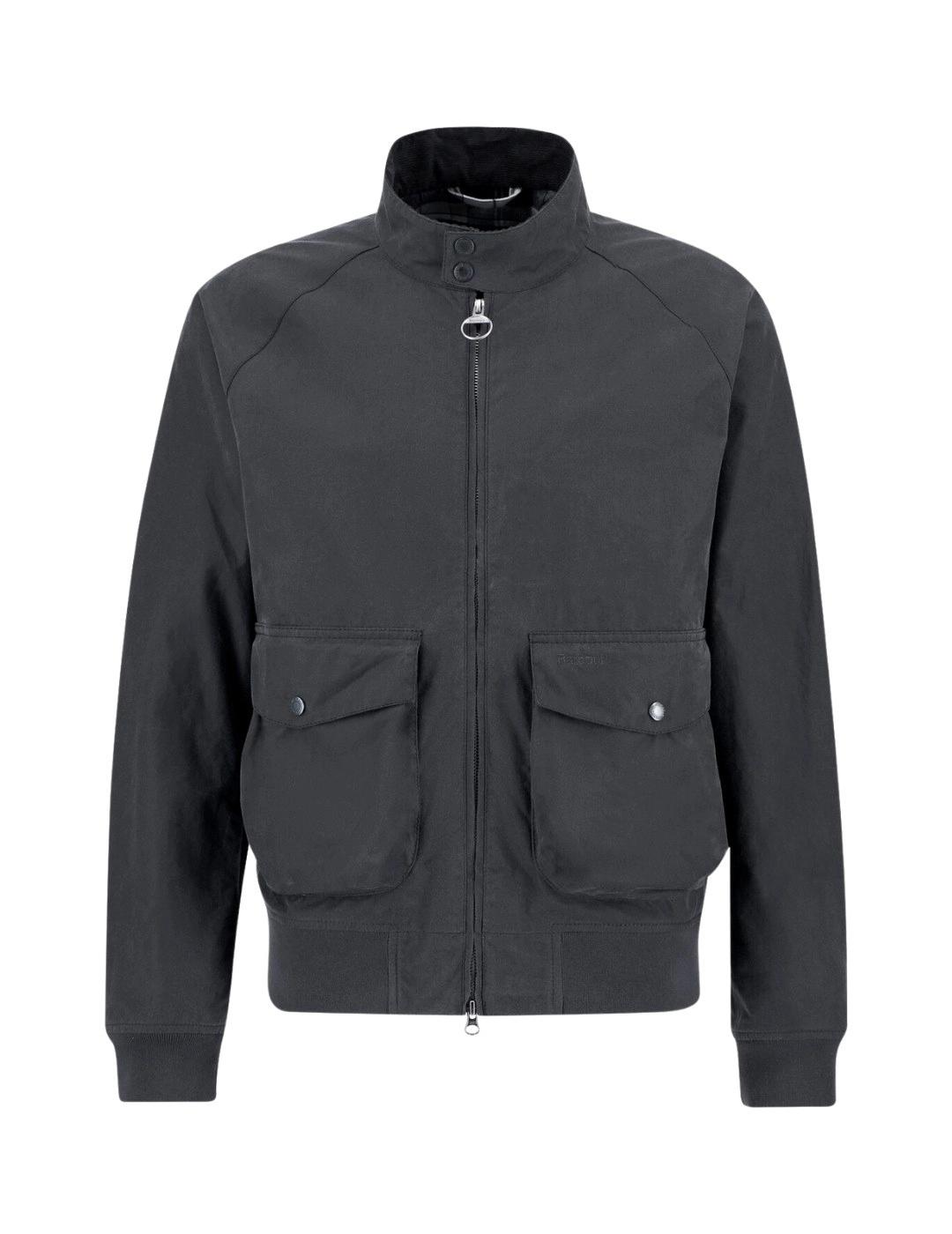 Barbour Chaqueta Modern Royston Wax Gris oscuro