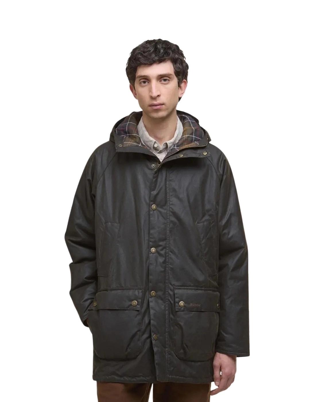 Barbour Parka Bedale Wax Verde