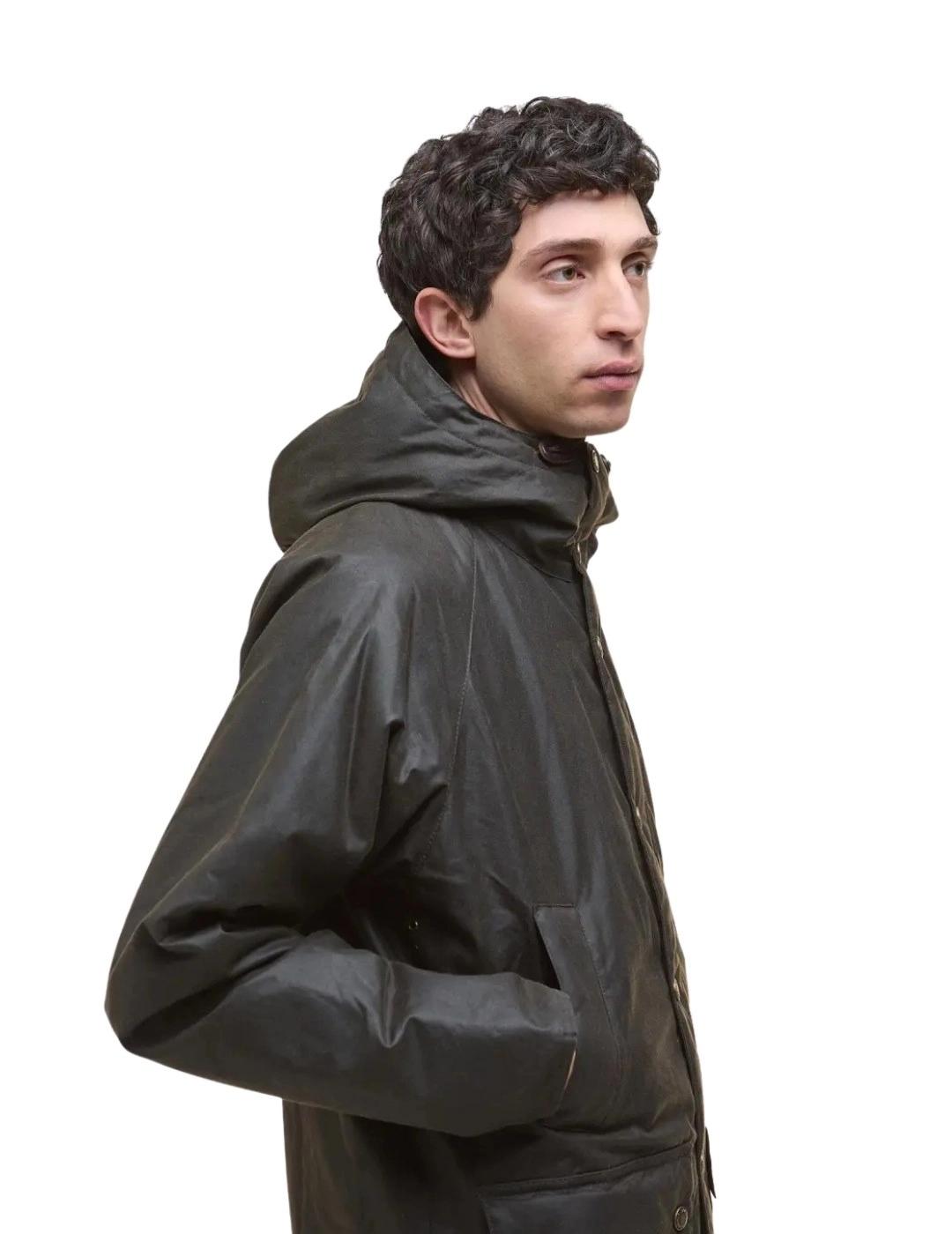 Barbour Parka Bedale Wax Verde