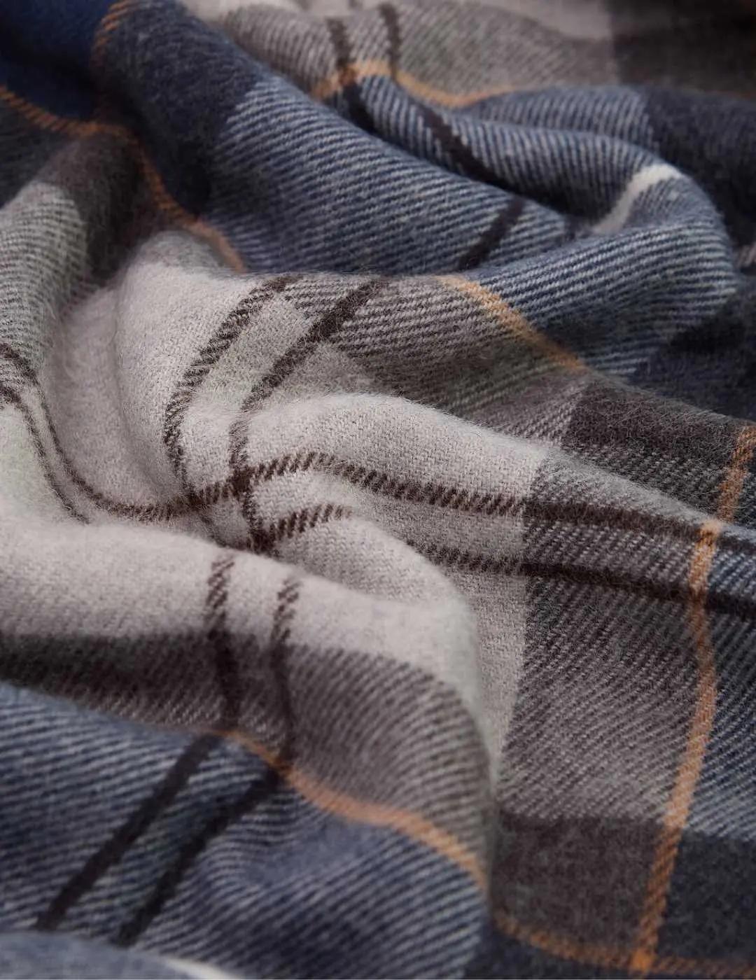 Barbour Bufanda Galingale Tartan Azul y gris