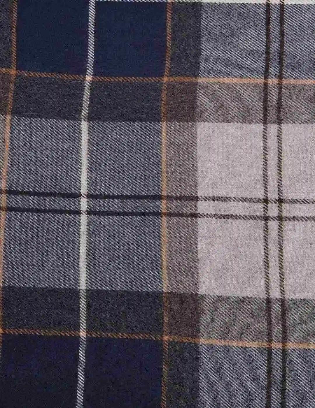 Barbour Bufanda Galingale Tartan Azul y gris