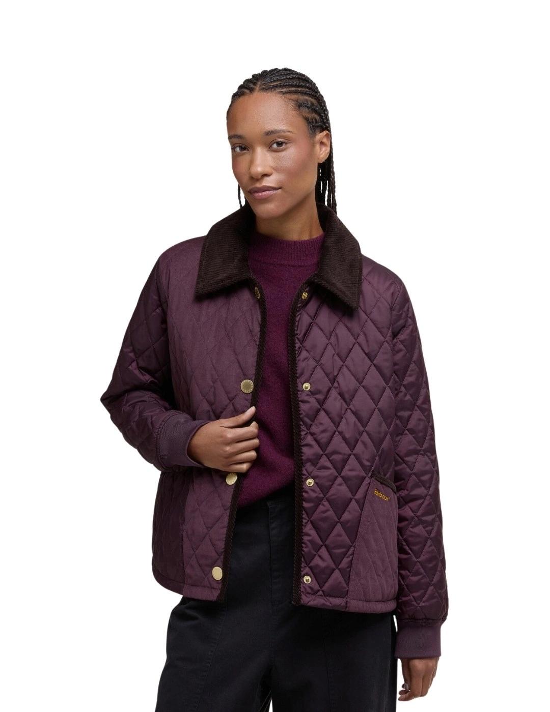 Barbour Chaqueta Marla Quilted Granate