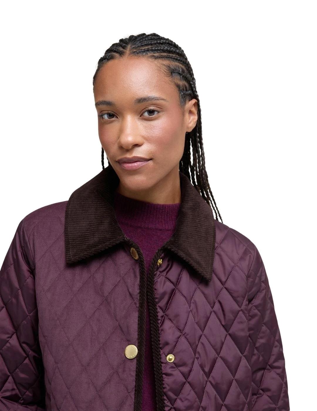 Barbour Chaqueta Marla Quilted Granate