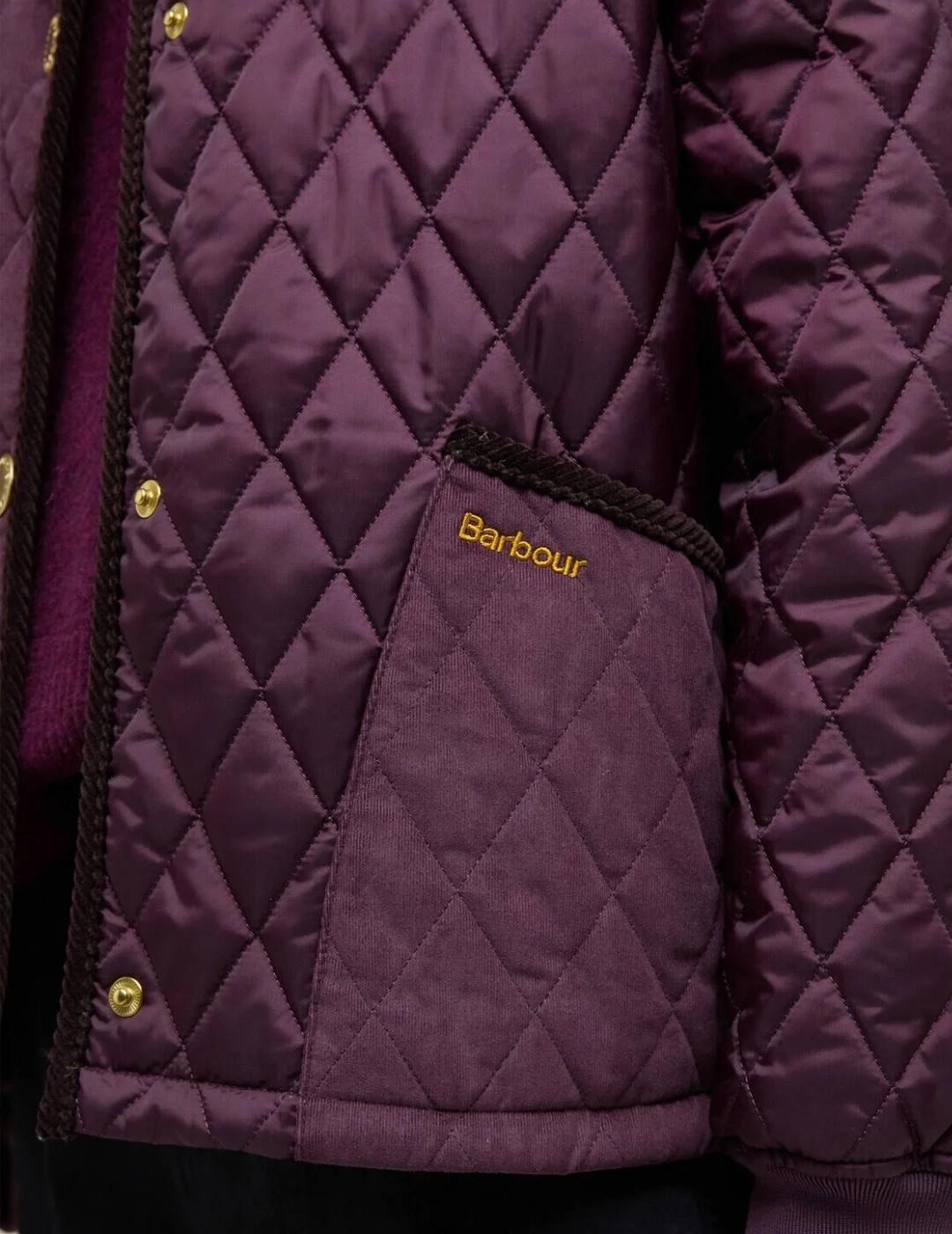 Barbour Chaqueta Marla Quilted Granate