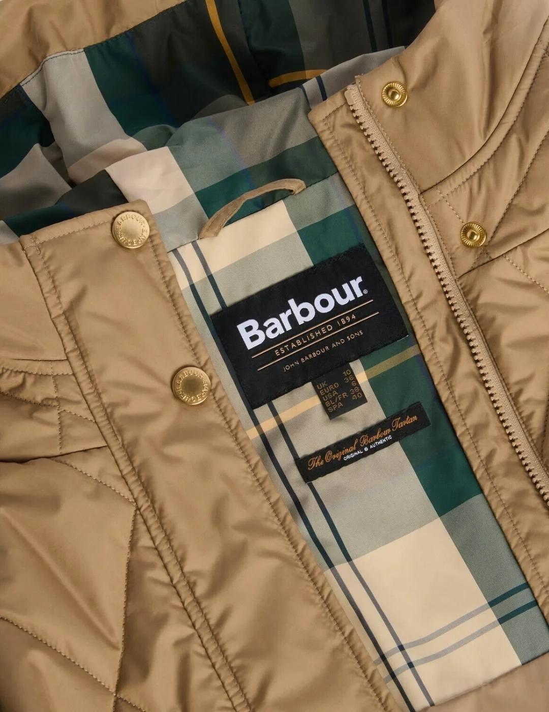 Barbour Chaqueta Elspeth Quilted Beige