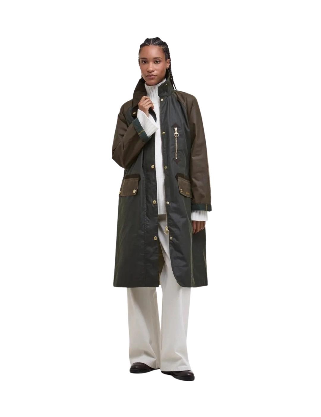 Barbour Chaqueta Evette Wax Verde