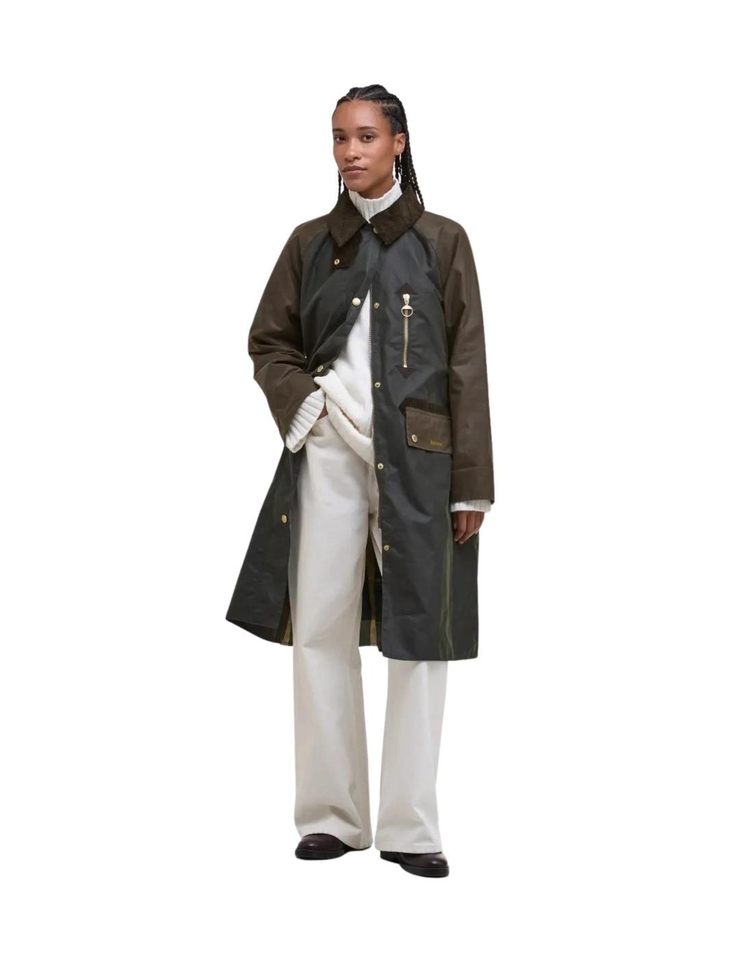 Barbour Chaqueta Evette Wax Verde