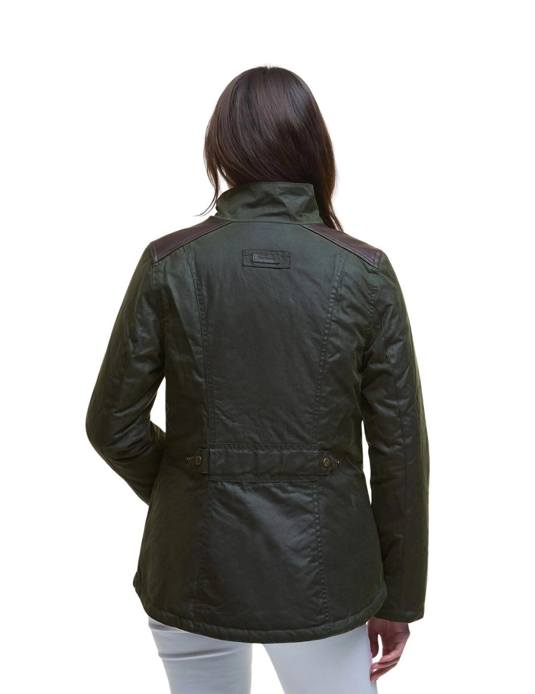 Barbour Chaqueta Fern Wax Verde oscuro