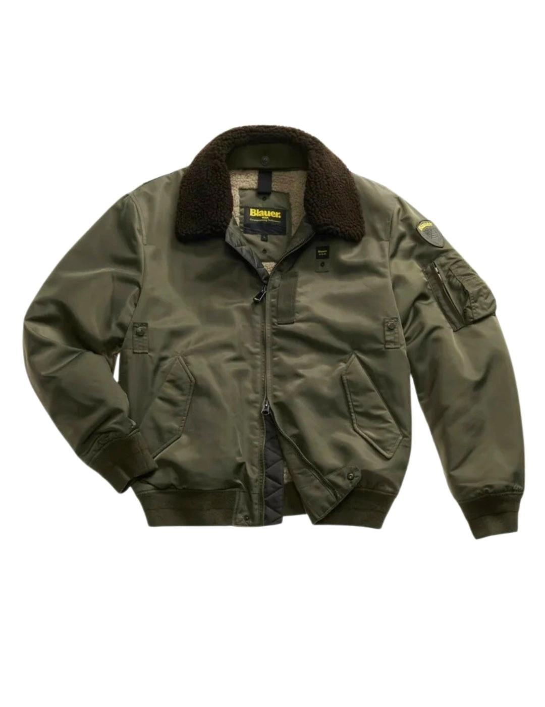 Blauer Cazadora Bomber Marshall Verde bosque