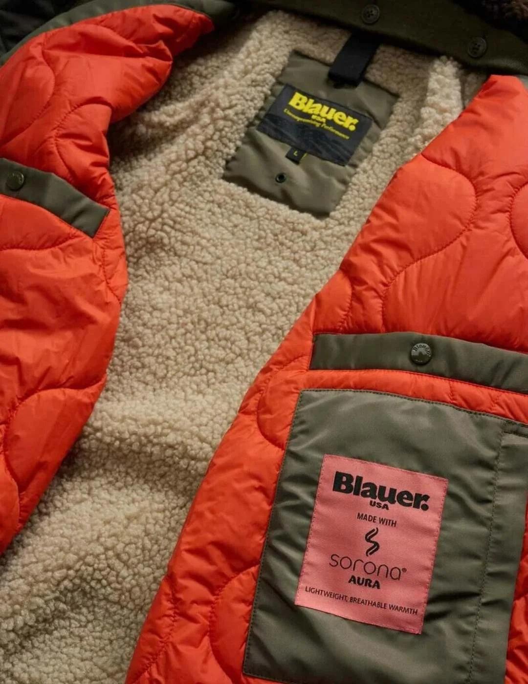 Blauer Cazadora Bomber Marshall Verde bosque