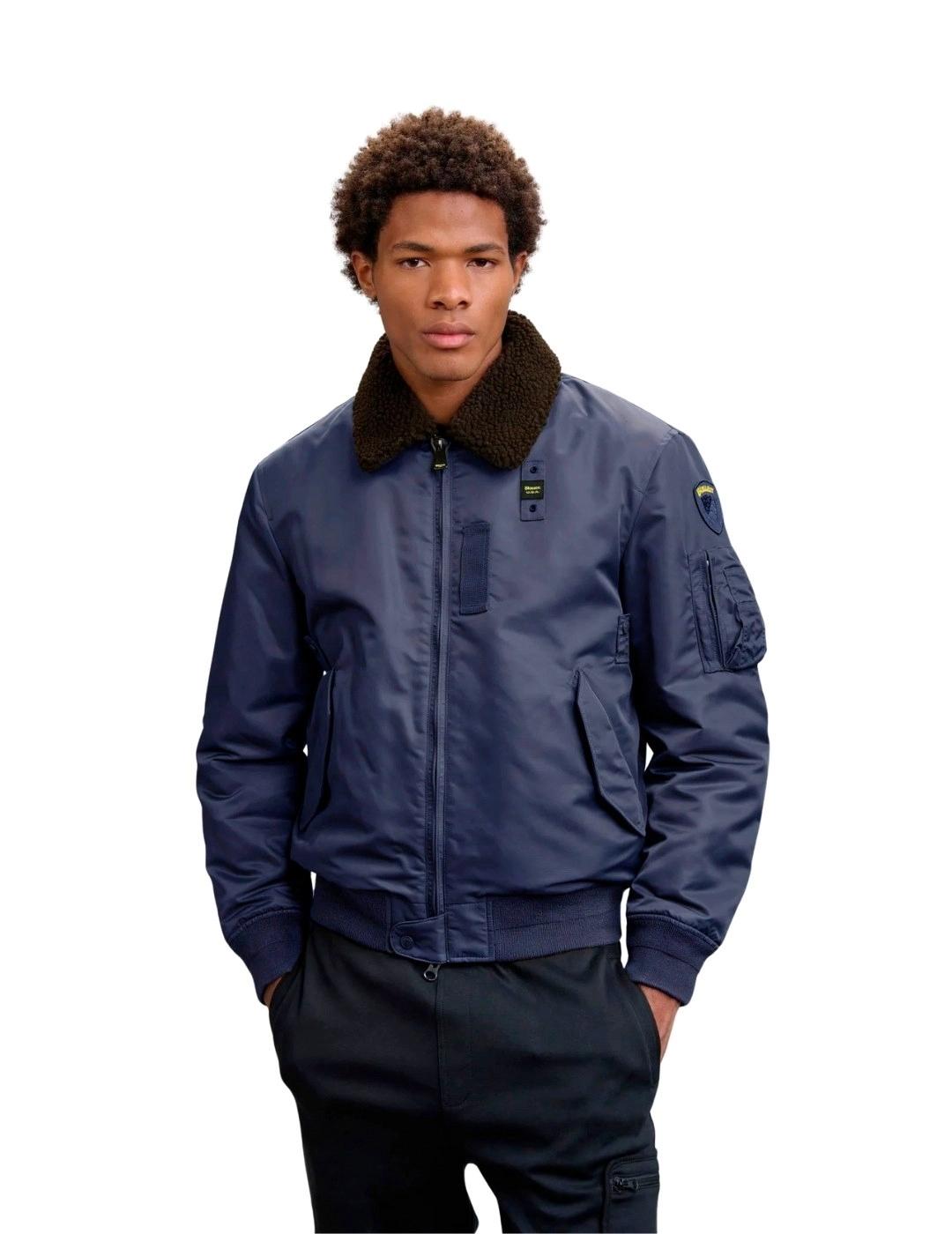 Blauer Cazadora Bomber Marshall Azul marino