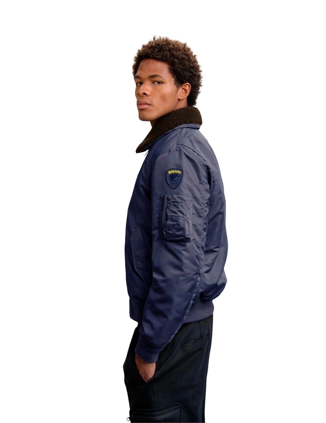 Blauer Cazadora Bomber Marshall Azul marino