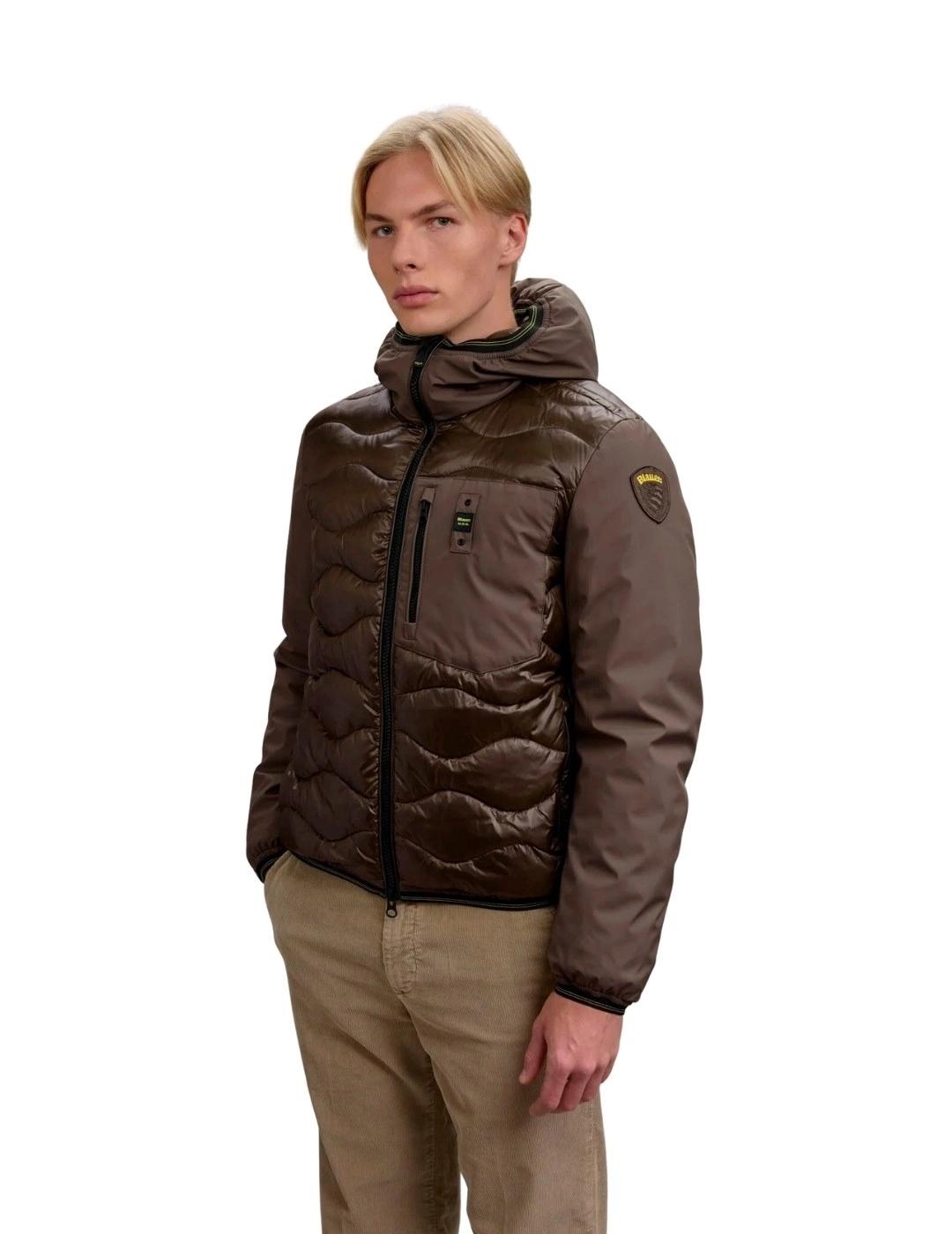 Blauer Plumífero relleno mixto Albert Marrón