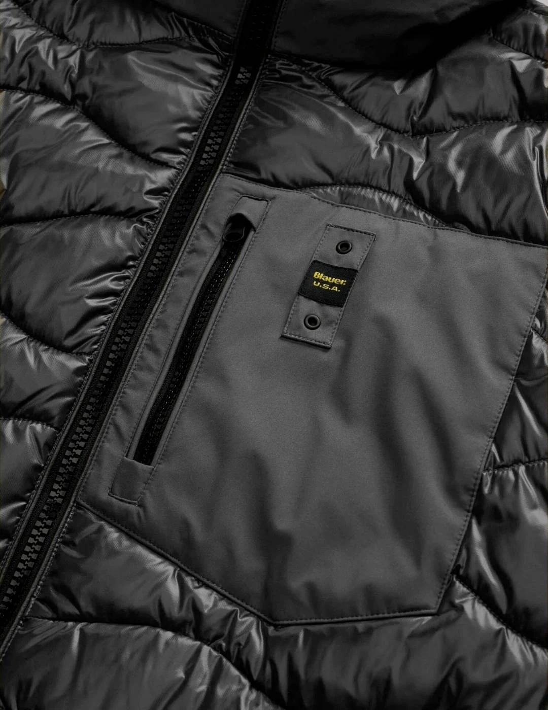 Blauer Plumífero relleno mixto Albert Gris