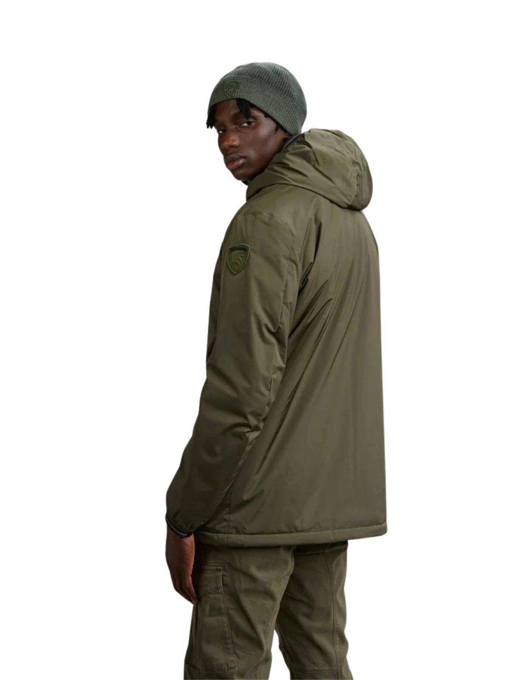 Blauer Parka Impermeabile Jarvis Verde