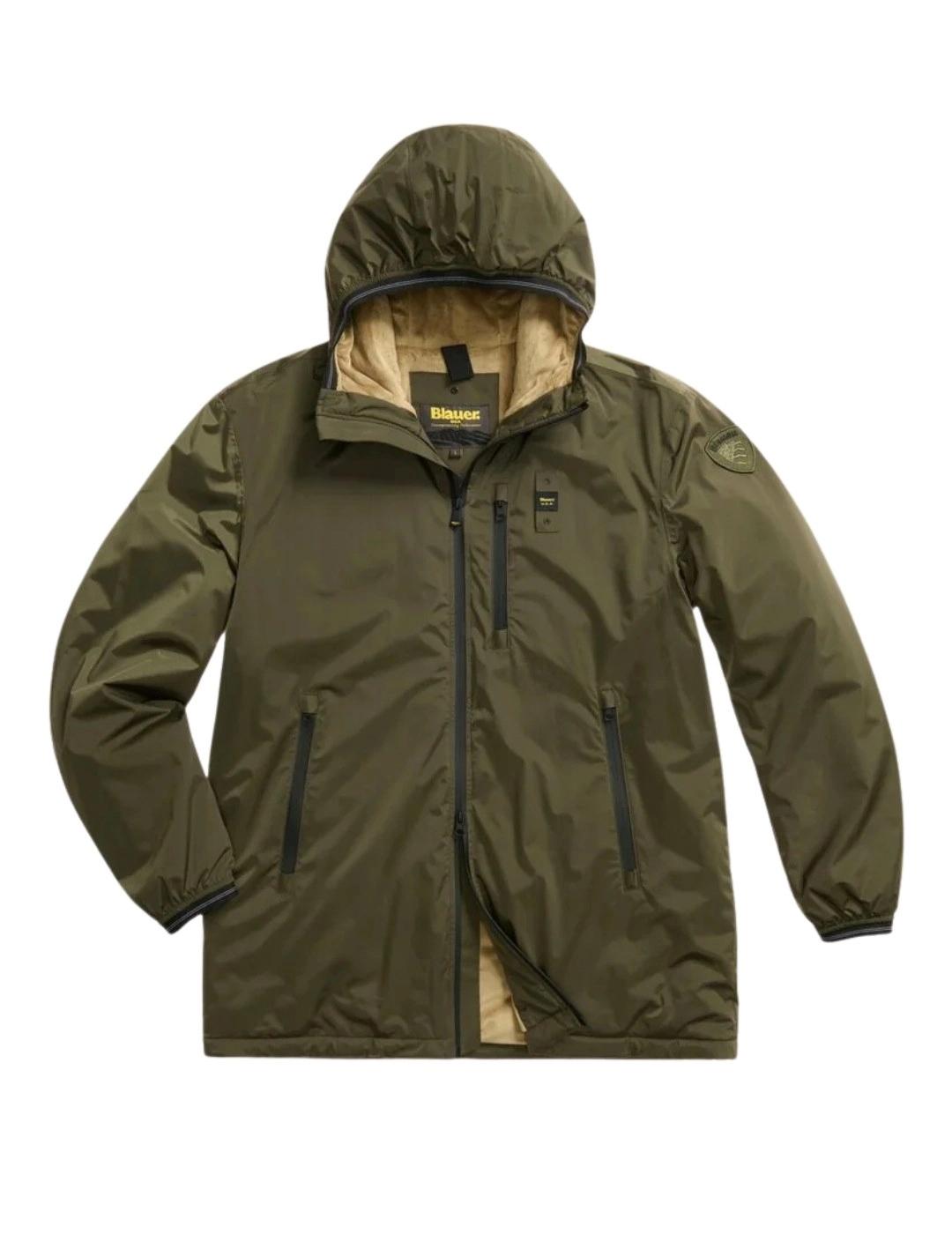 Blauer Parka Impermeabile Jarvis Verde