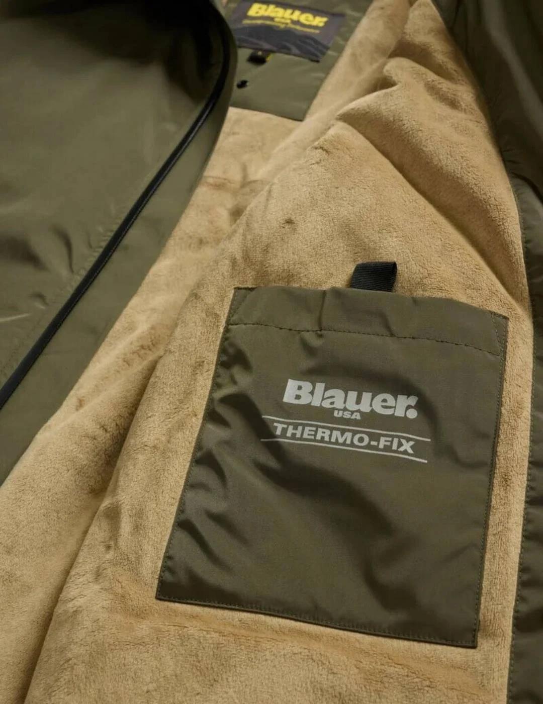 Blauer Parka Impermeabile Jarvis Verde