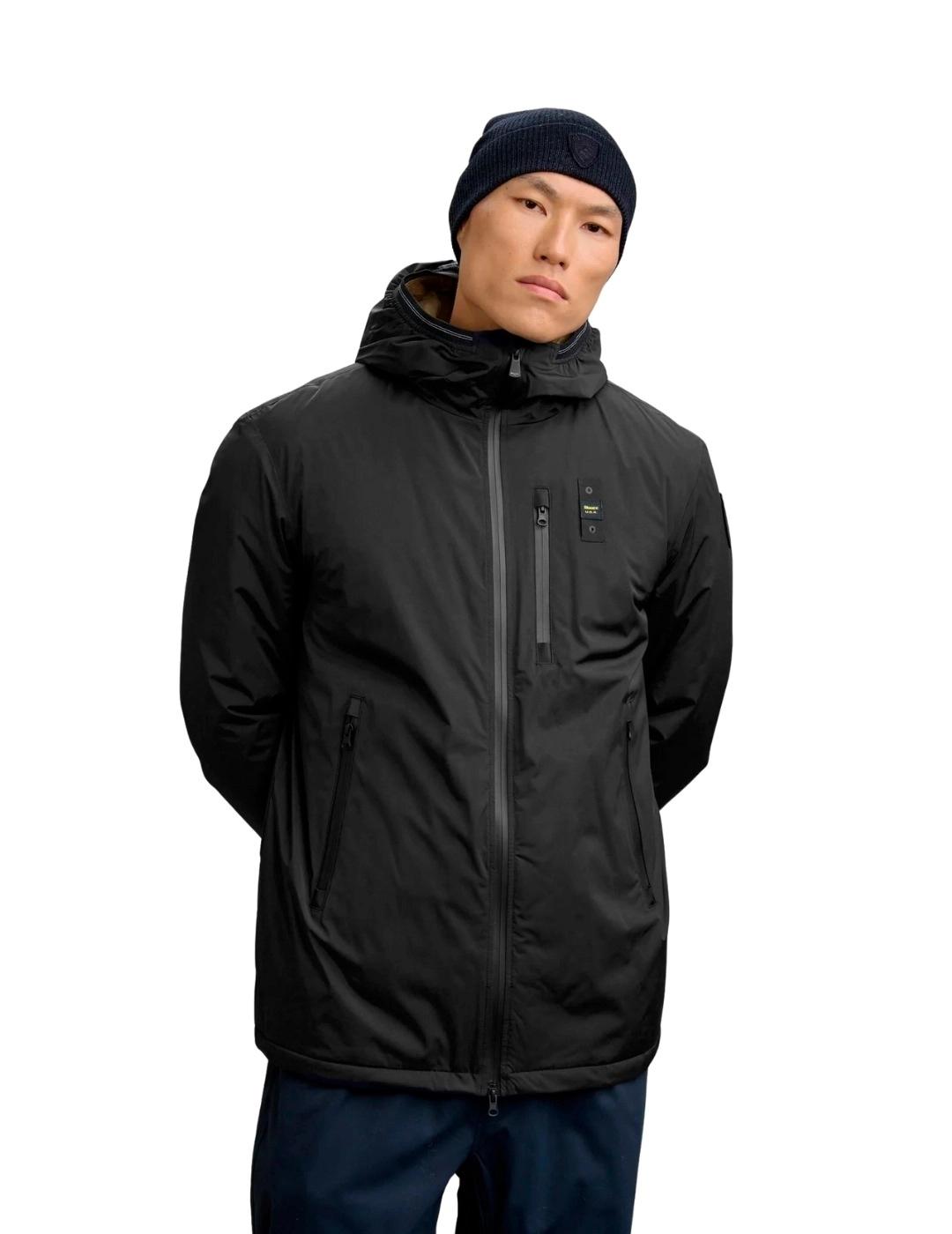 Blauer Parka Impermeabile Jarvis Verde