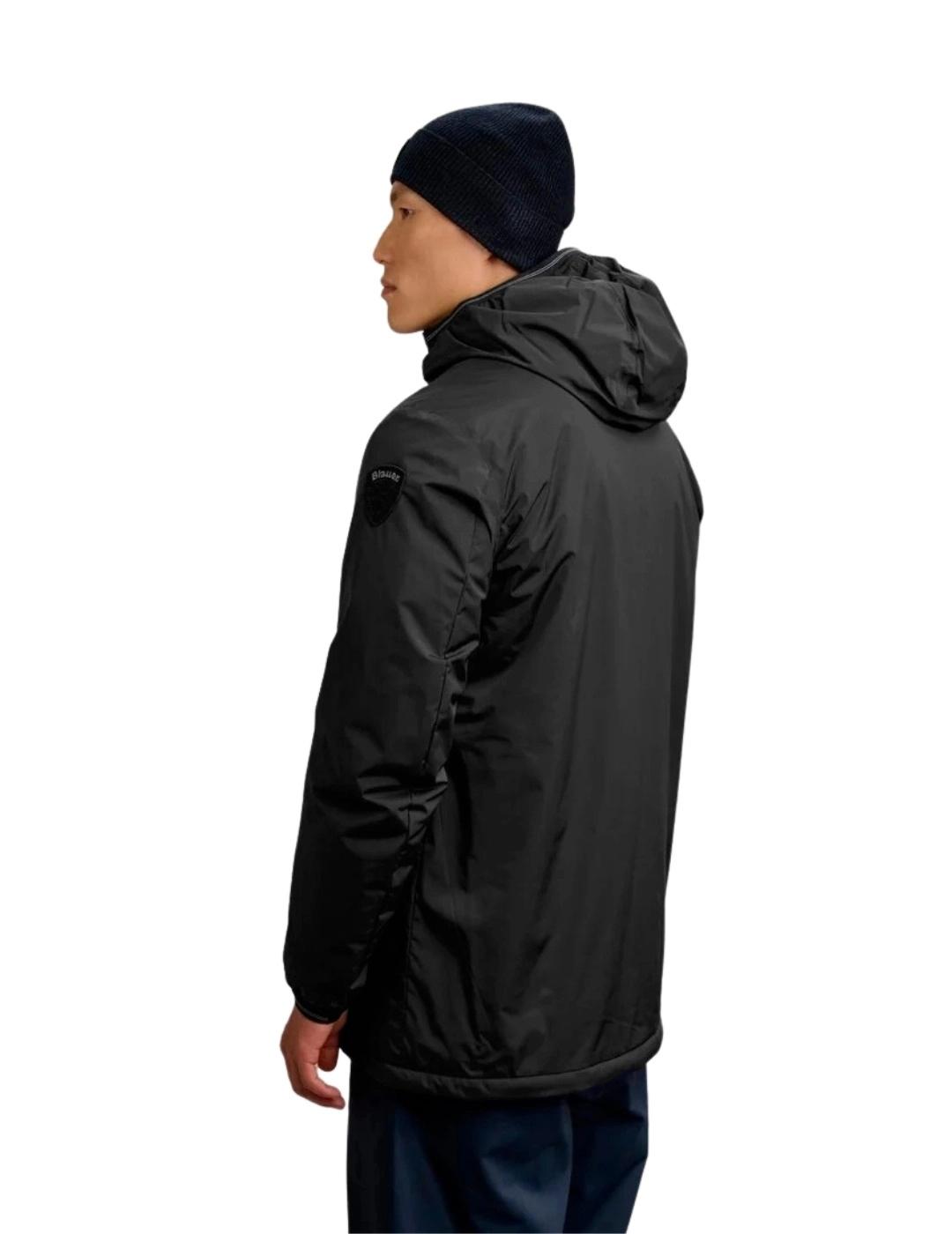 Blauer Parka Impermeabile Jarvis Negra