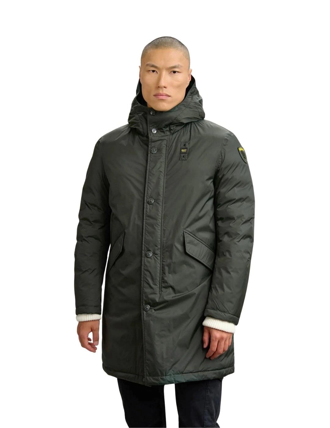 Blauer Parka Impermeable Faywood Verde