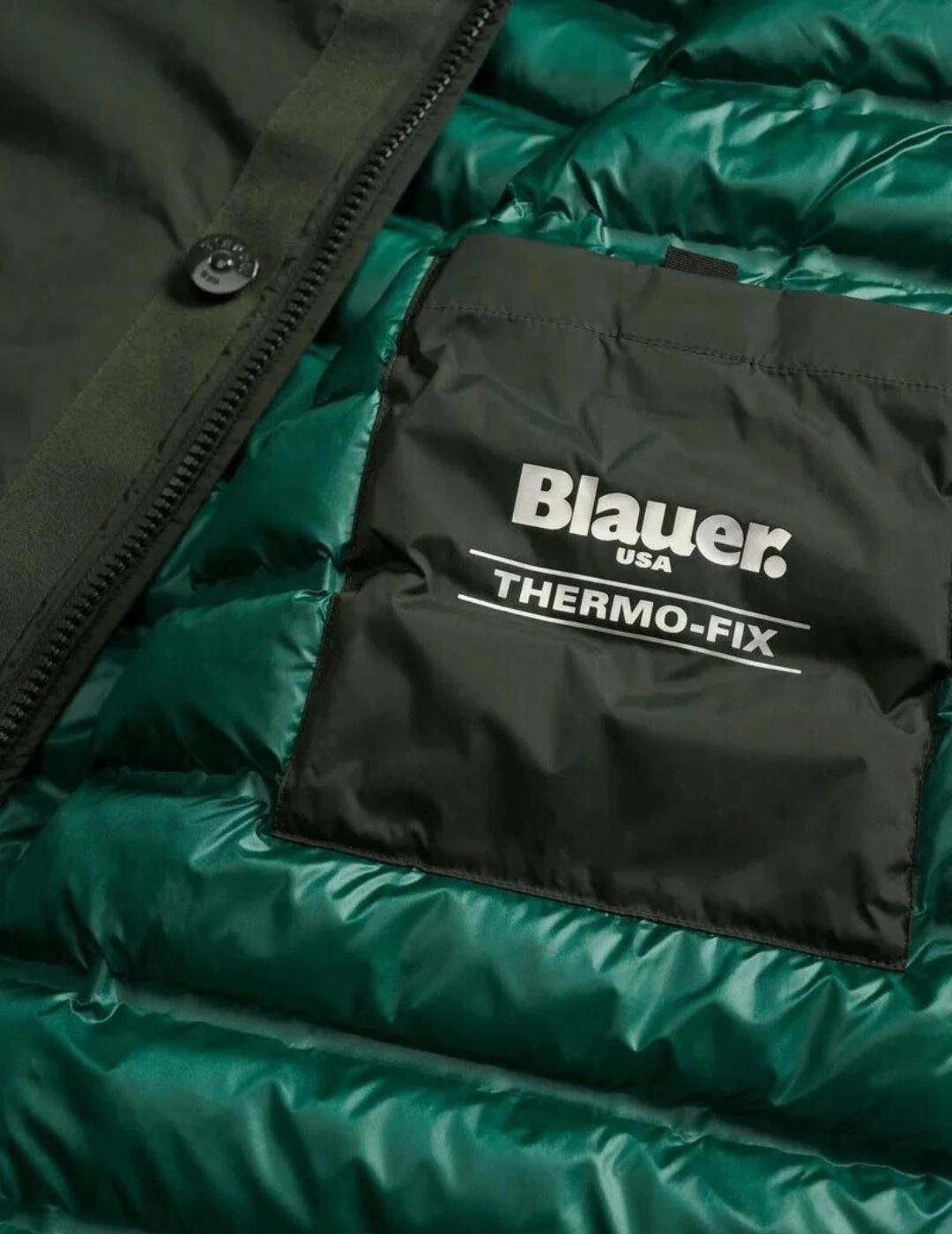 Blauer Parka Impermeable Faywood Verde