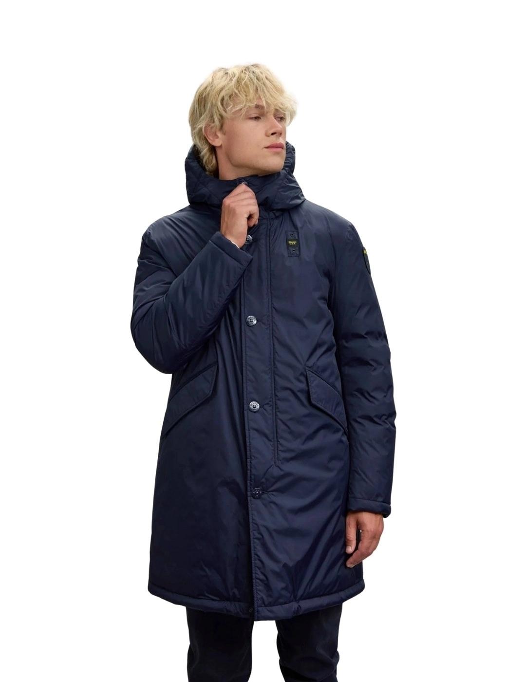 Blauer Parka Impermeable Faywood Azul