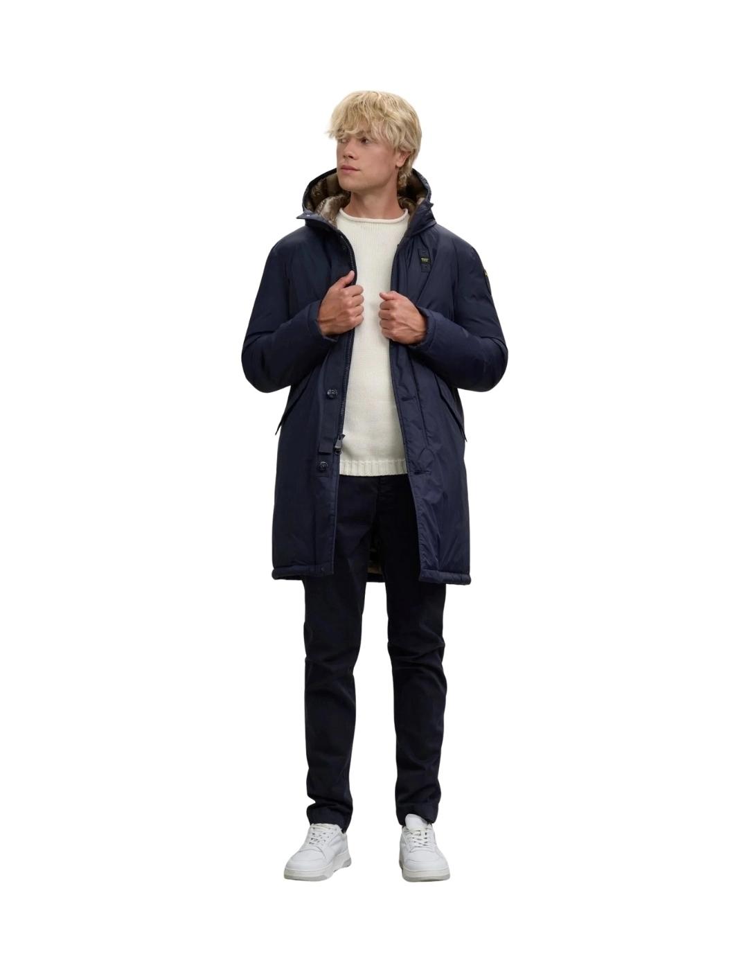 Blauer Parka Impermeable Faywood Azul