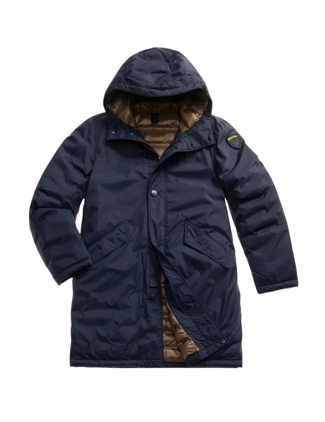 Blauer Parka Impermeable Faywood Azul