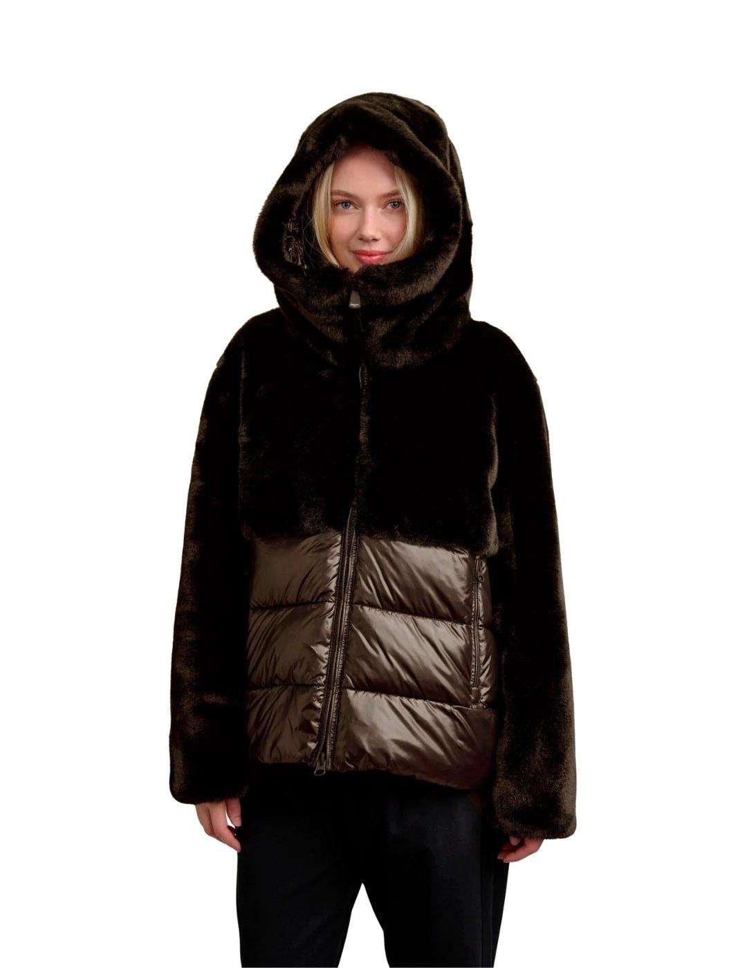 Blauer Abrigo Fanevil Marrón oscuro