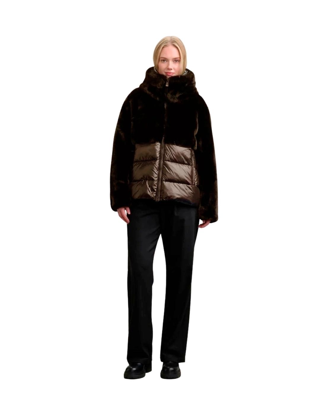 Blauer Abrigo Fanevil Marrón oscuro