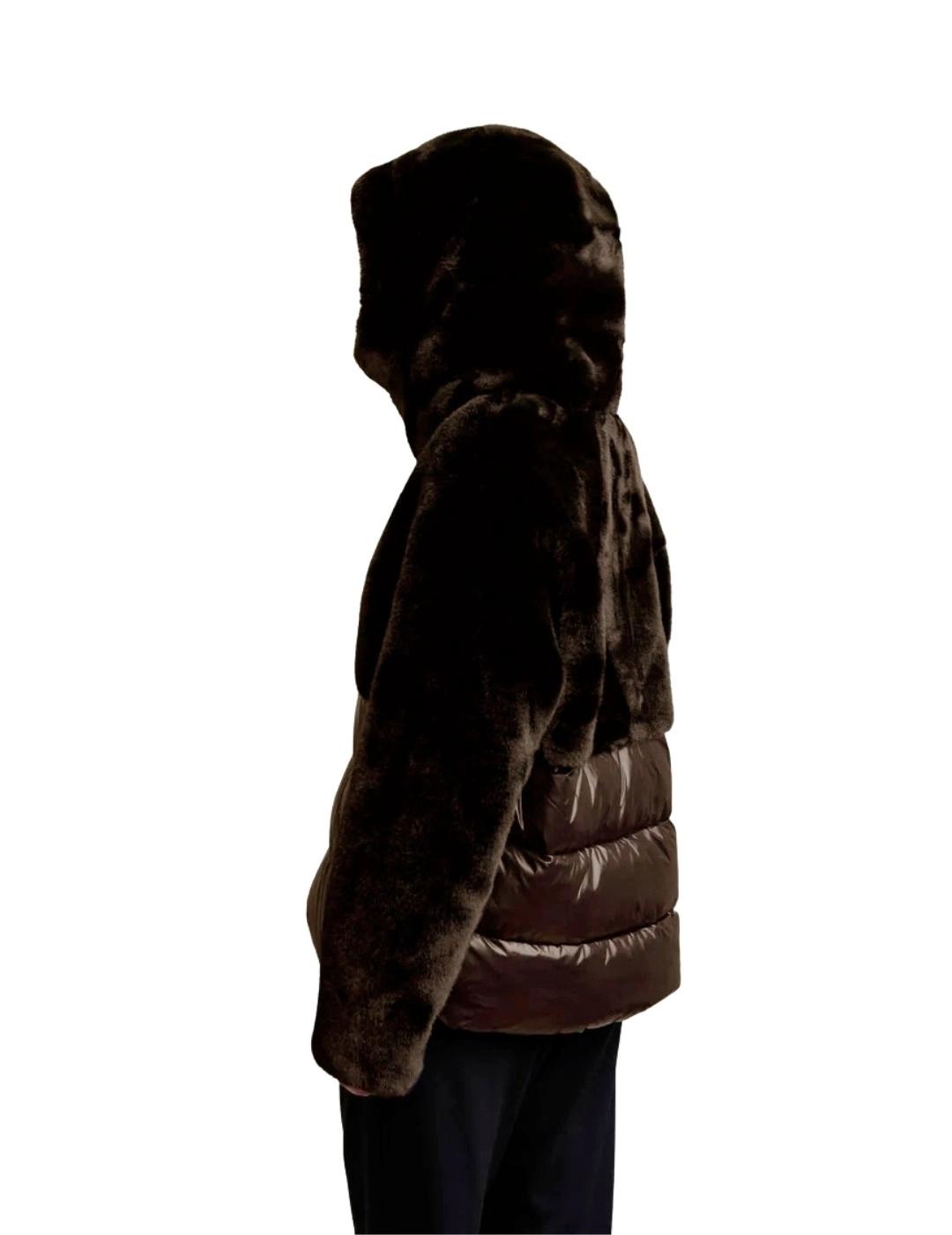 Blauer Abrigo Fanevil Marrón oscuro