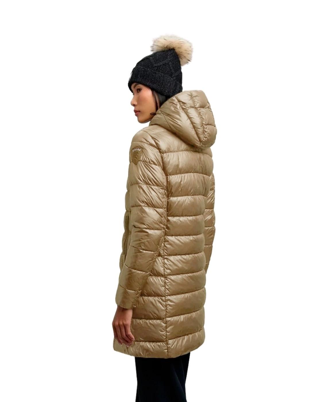 Blauer Plumífero largo Adelaide Beige