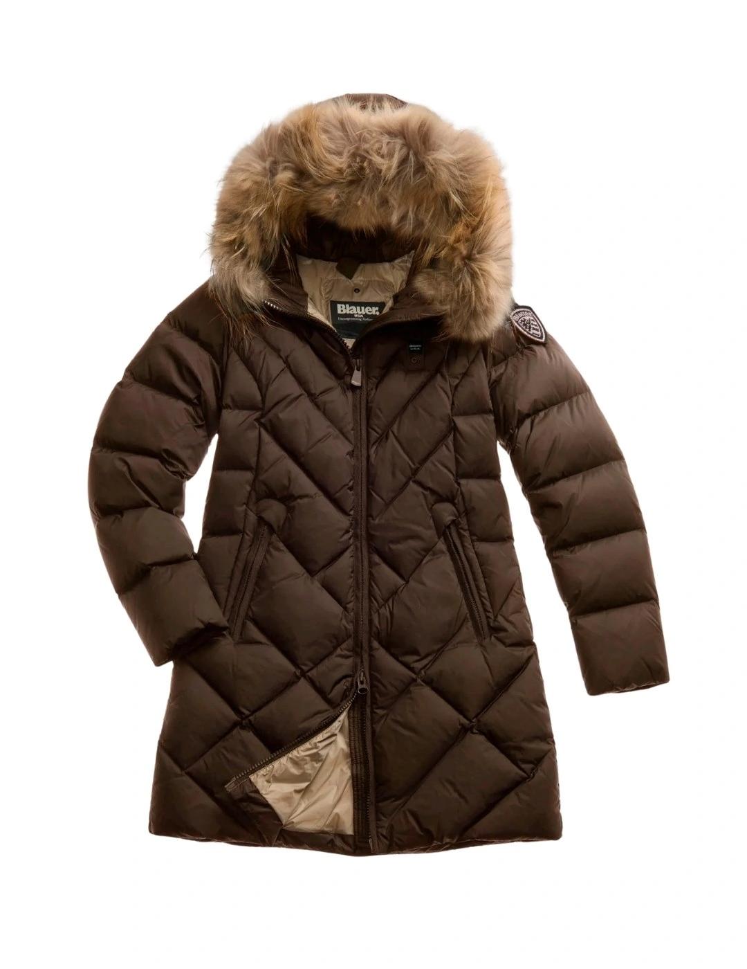 Blauer Plumífero largo Althea Marrón