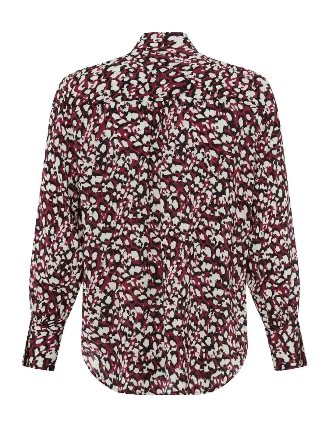 Brax Camisa Vic Granate estampada