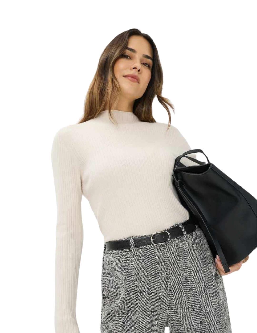 Brax Pantalón Maron Negro y gris