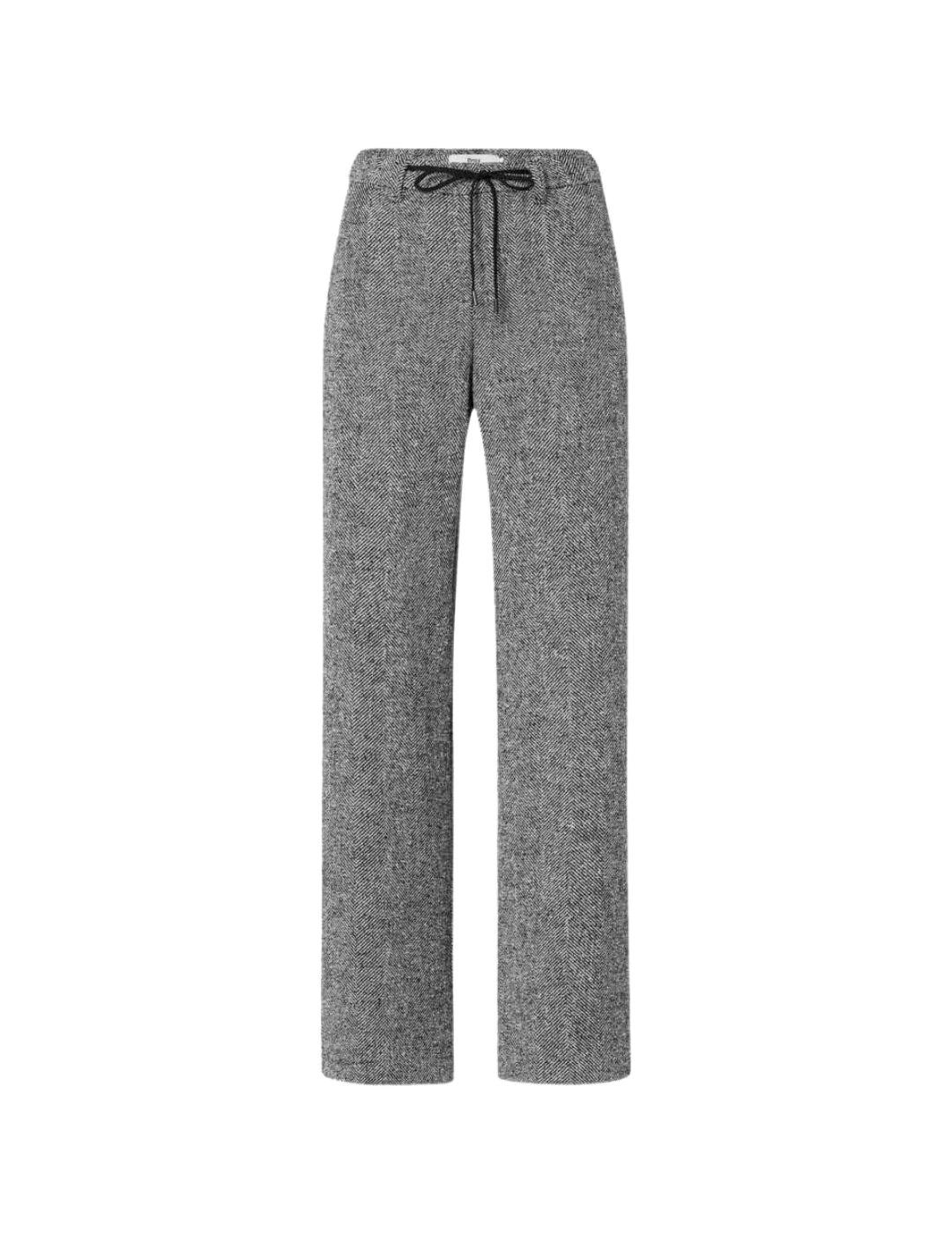 Brax Pantalón Maron Negro y gris