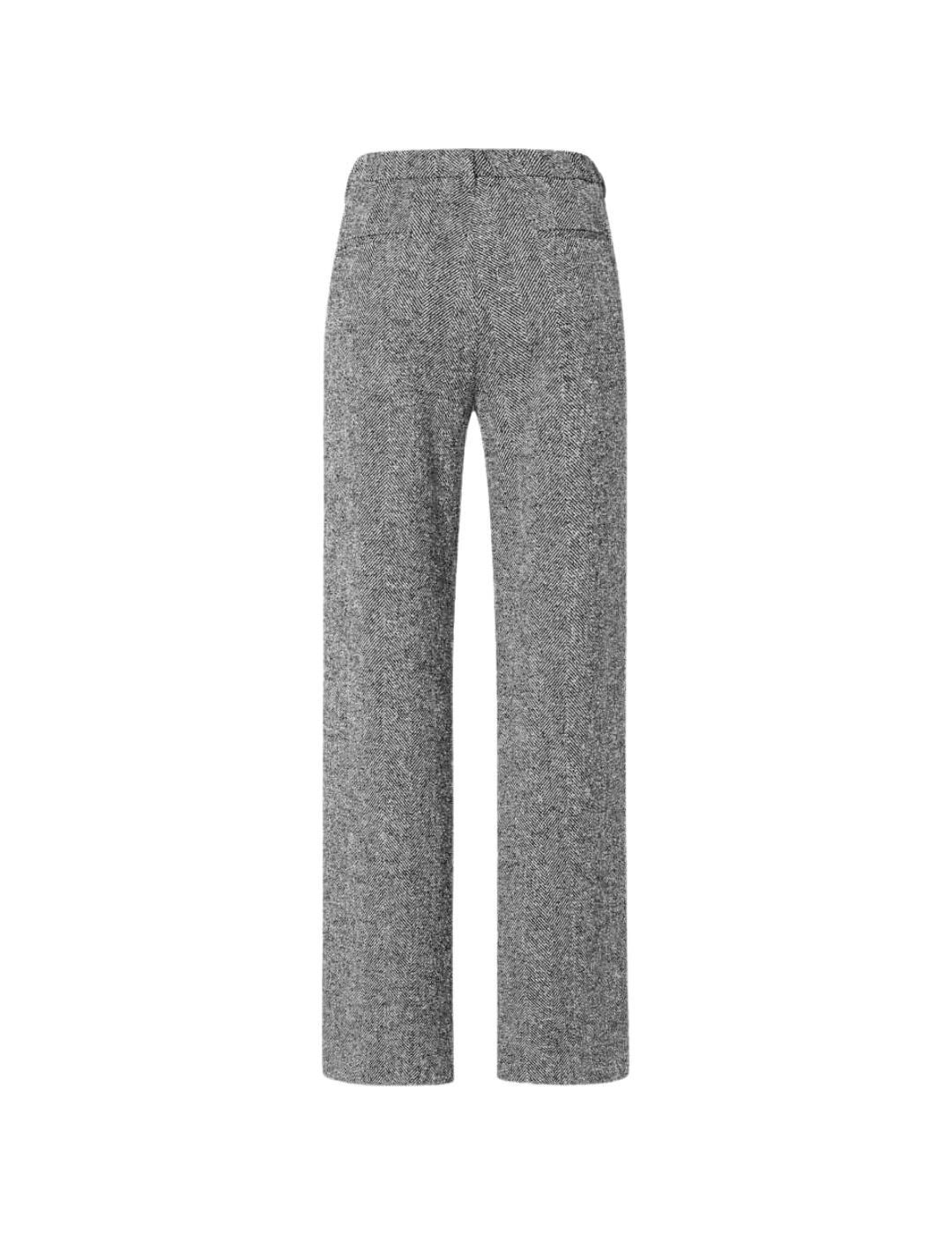 Brax Pantalón Maron Negro y gris