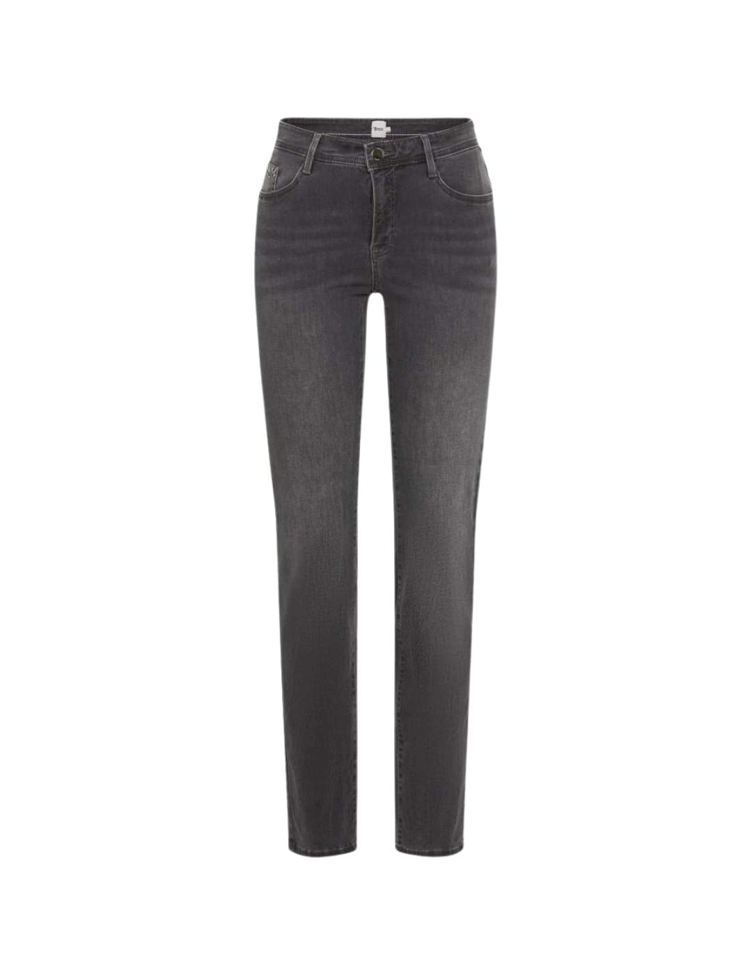 Brax Pantalón Mary Gris oscuro desgastado