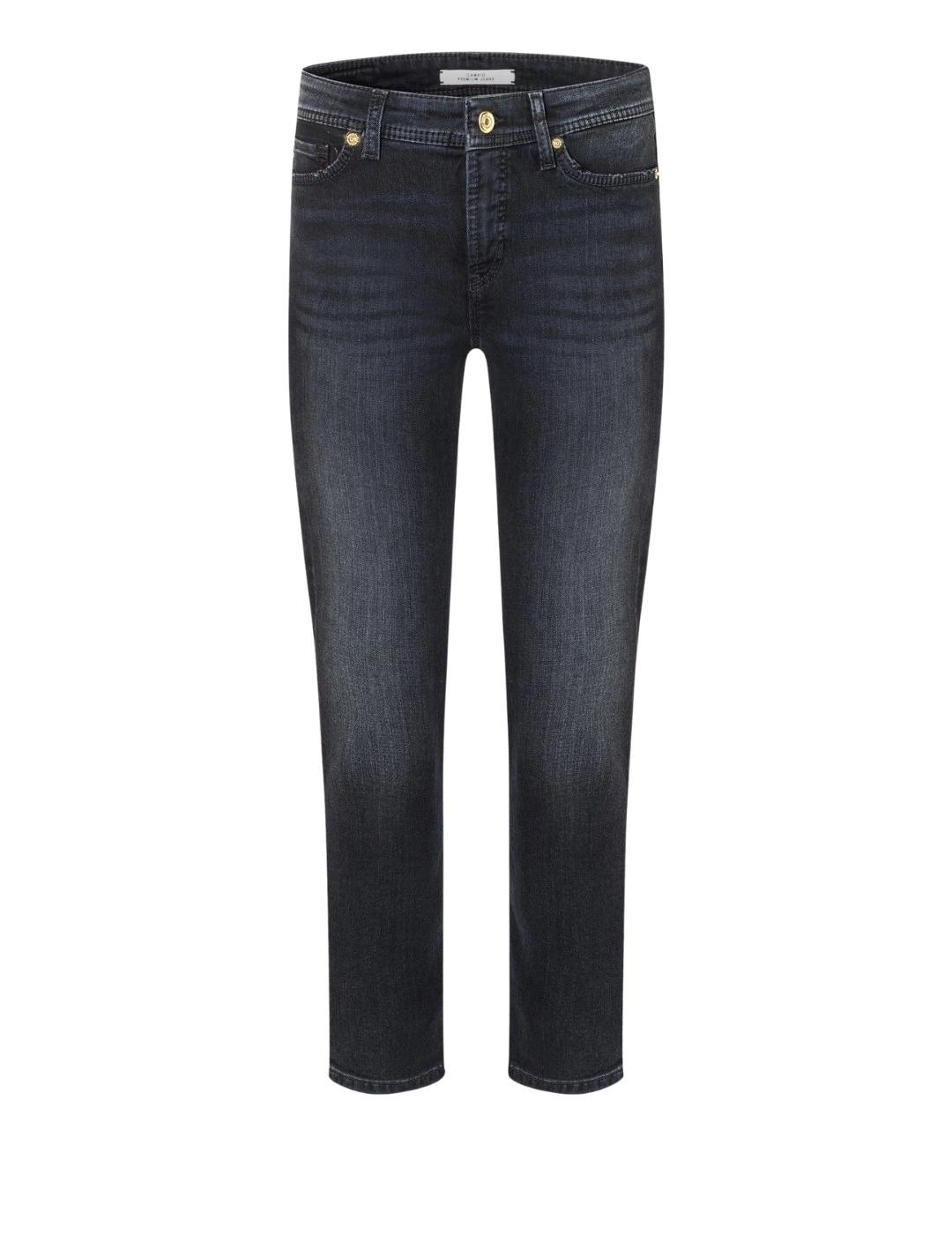 Cambio Pantalón Piper Cropped Dark Cozy Well Worn