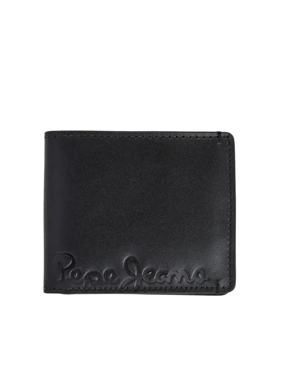 Pepe Jeans Cartera Keanu Negra de piel