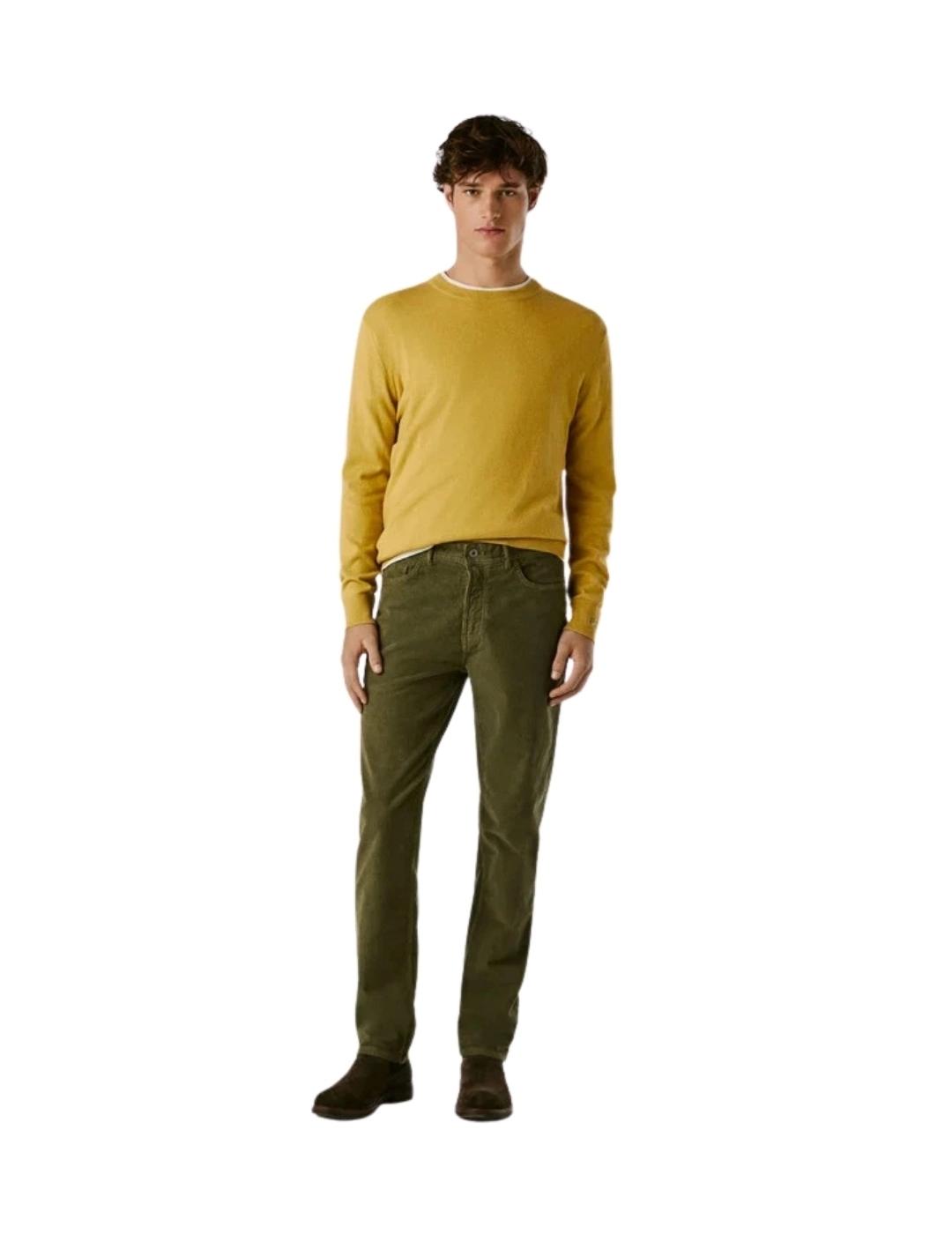 Pepe Jeans Pantalones Slim 5 Pockets Verde
