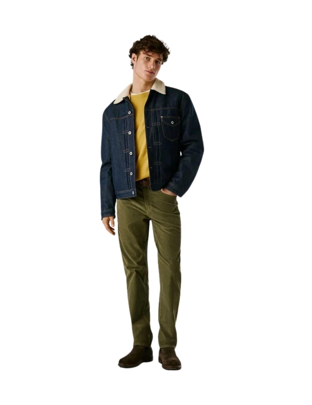 Pepe Jeans Pantalones Slim 5 Pockets Verde