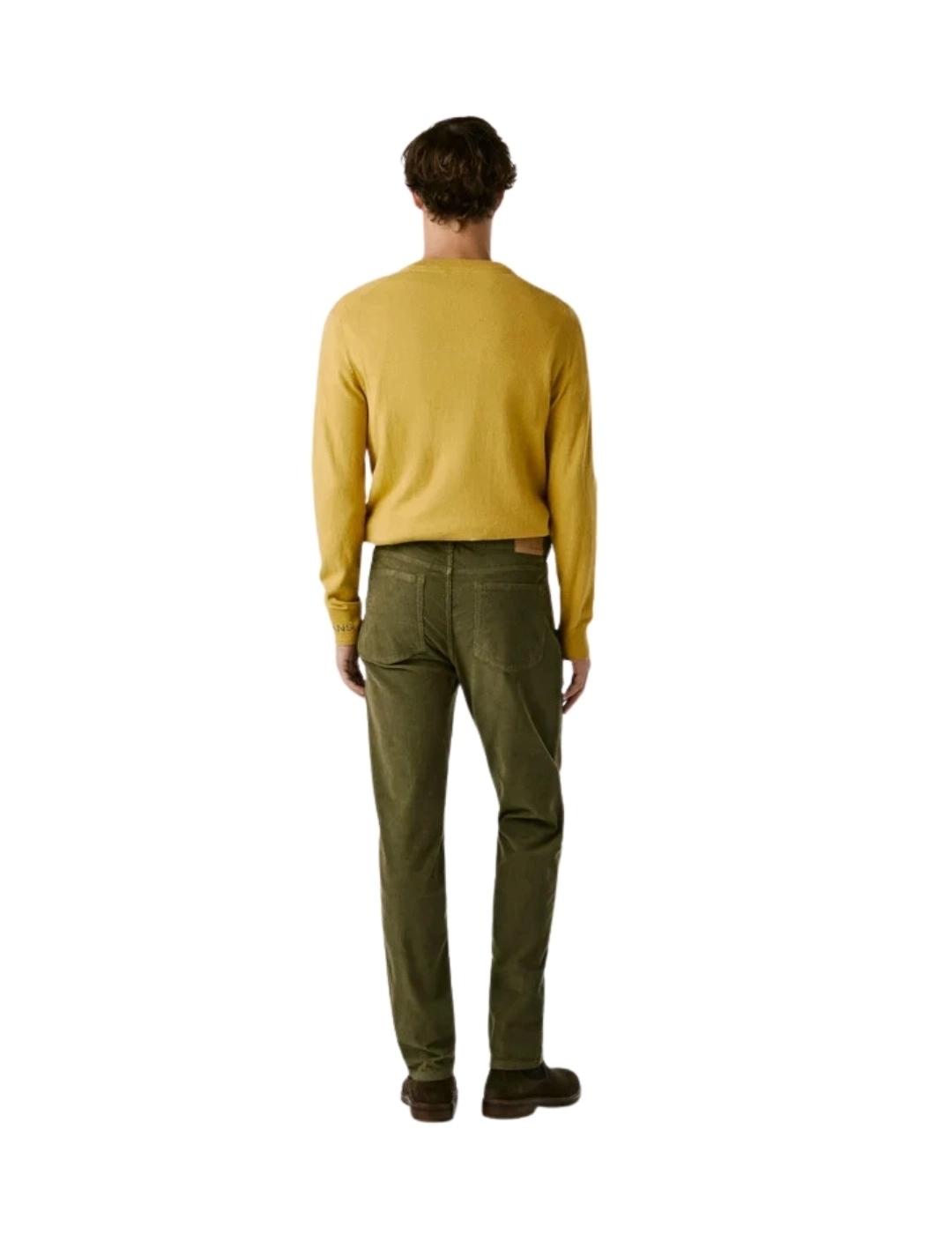 Pepe Jeans Pantalones Slim 5 Pockets Verde