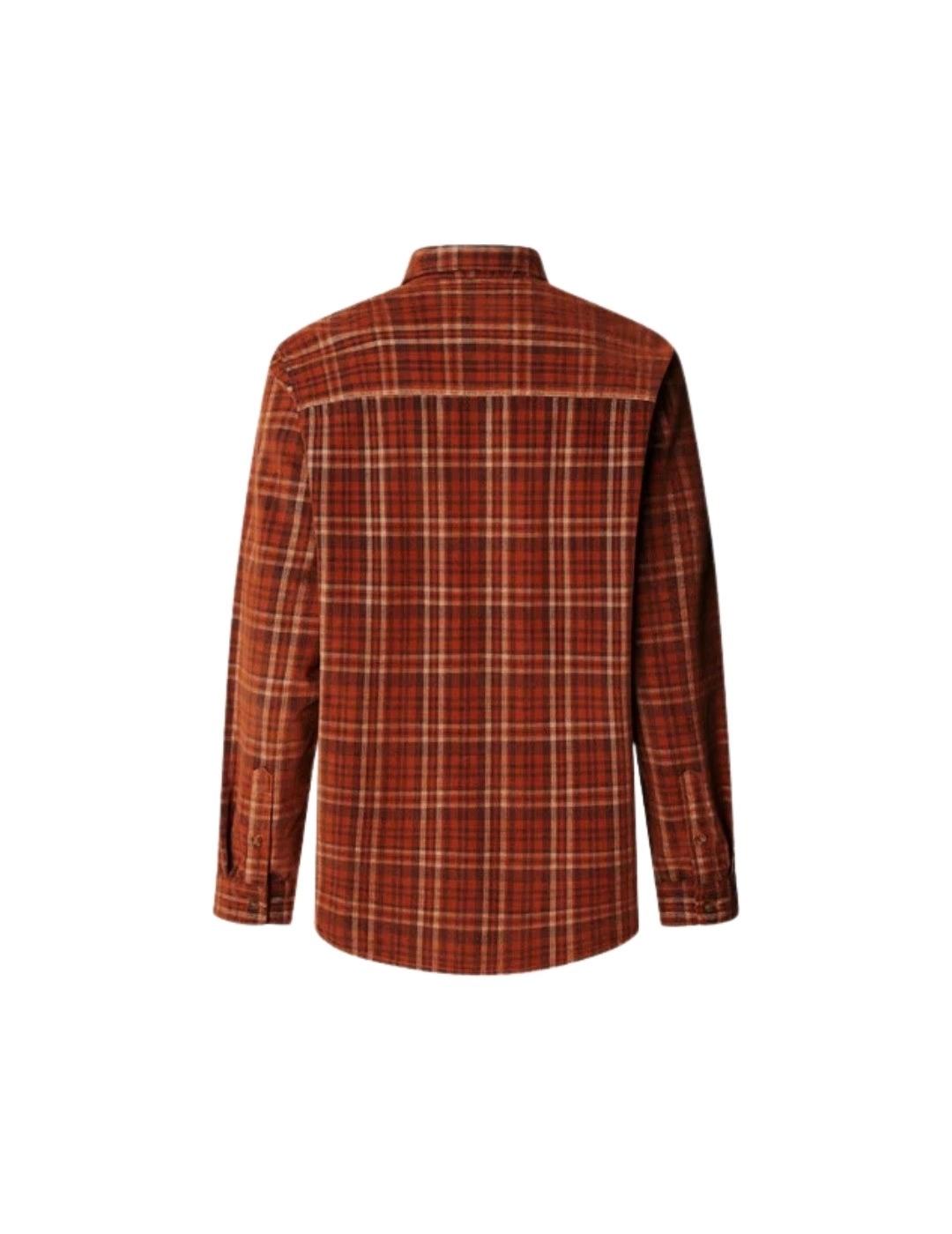 Pepe Jeans Camisa Cliffton Roja de cuadros